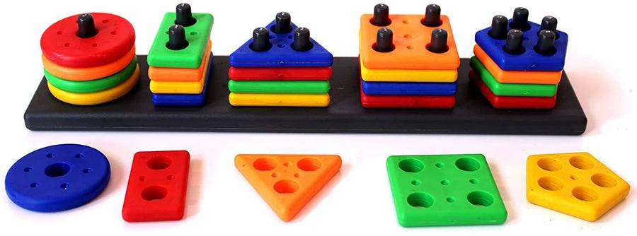 Smart Activity Learning & Educational Geometry Shape & Color Block Game For Kids