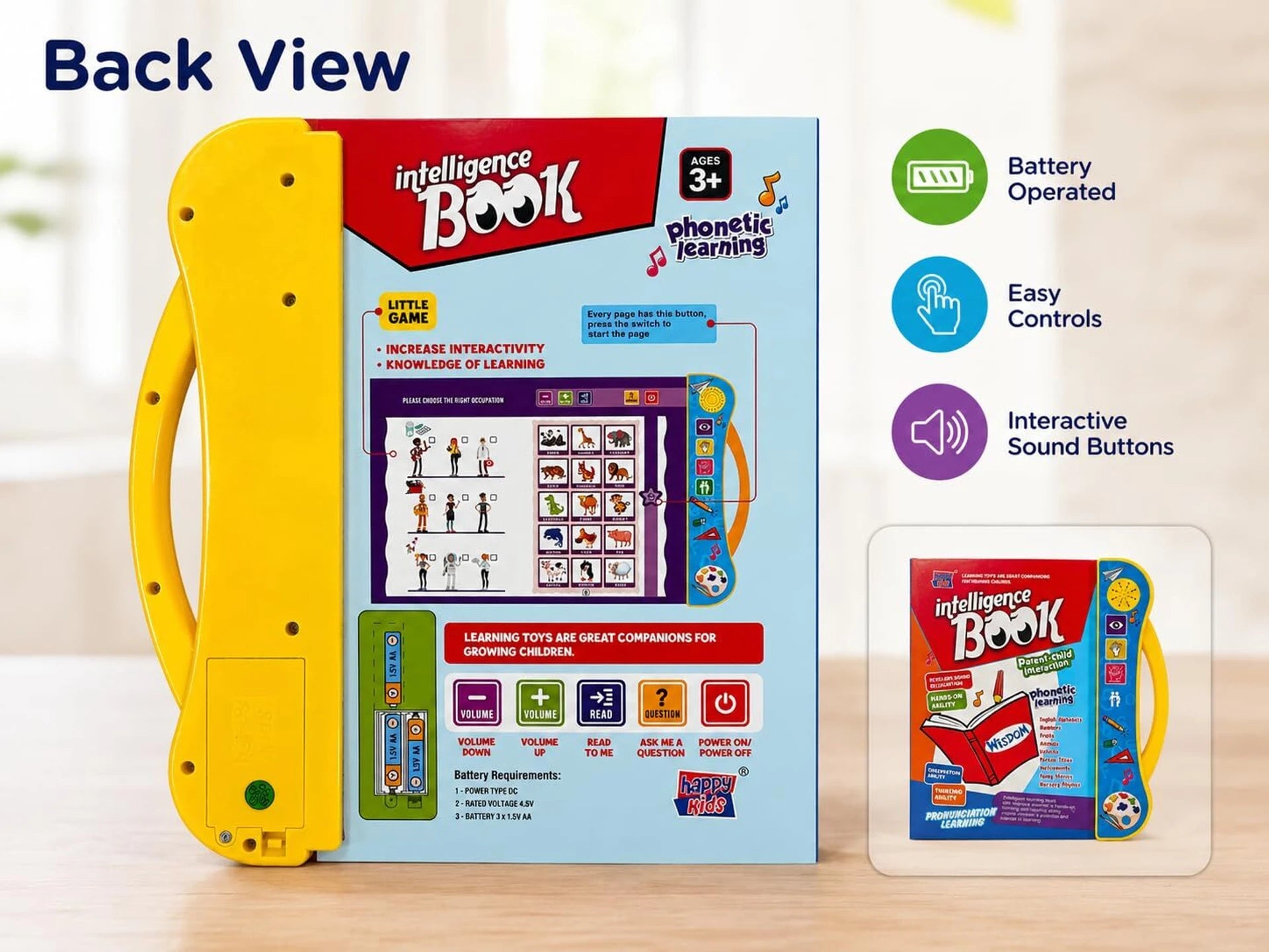 Intelligence Learning Book | Educational Electronic Activity Book for kids