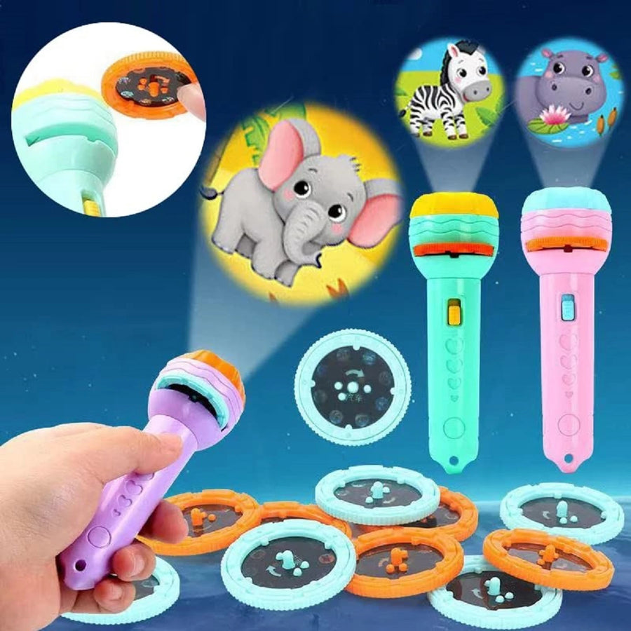 Projector Flashlight Torch with 6 Reels & 48 Pattern