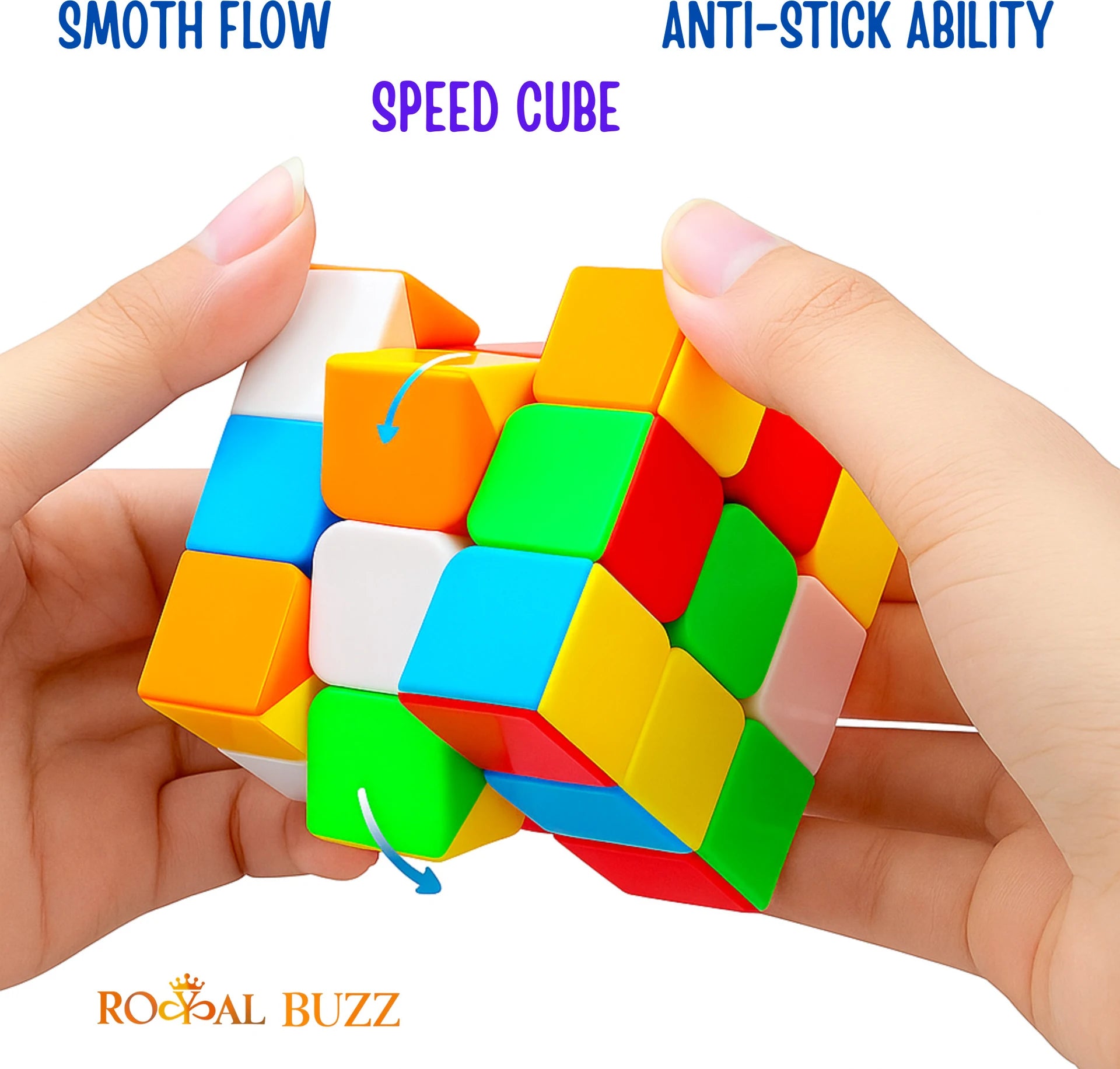 3x3 Magic Speed Cube Puzzle Toy for Cubers